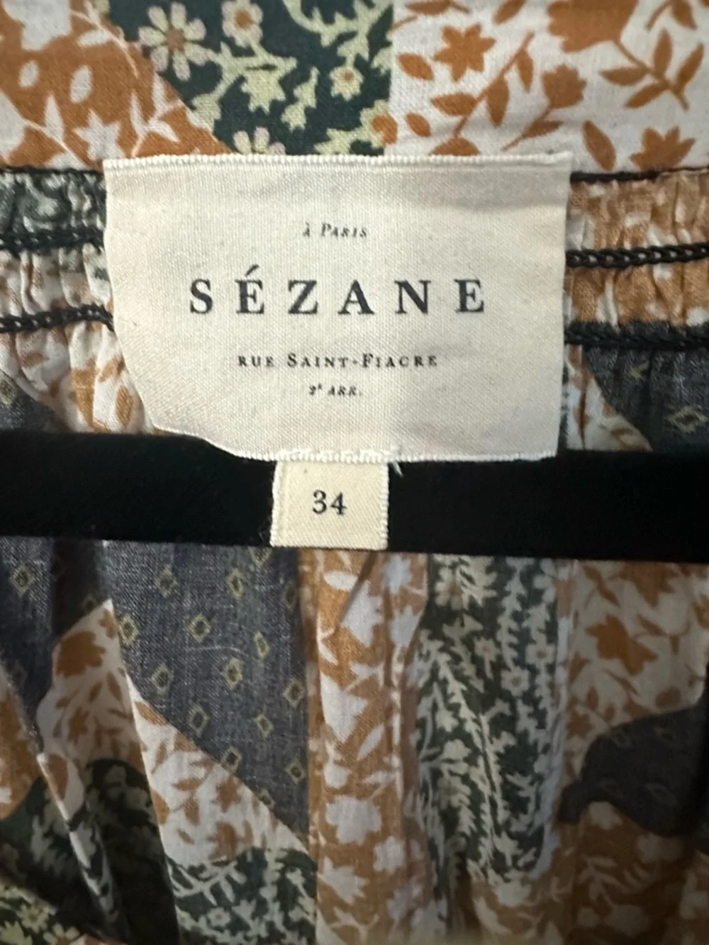 SEZANE Yuliana Dress size 2/EU 34 Boho Coastal cowgirl maxi Dress - Picture 10 of 12